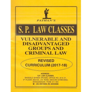 S. P. Law Classes Vulnerable & Disadvantaged Groups & Criminal Law for BA.LL.B & LL.B [New Syllabus] by Prof. A. U. Pathan